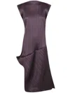 Issey Miyake Pleats Please  "leap" Dress Clothing In Purple