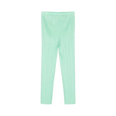 Pre-owned Issey Miyake Pleats Please  Mc March Pants 'mint Green' | Women's Size 3