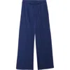 Issey Miyake Merry Bicolor Trousers In Navy