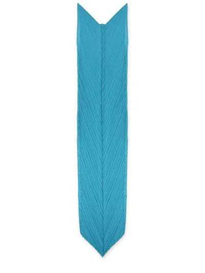 Issey Miyake Pleats Please  Mini Pleated Scarf For Women In Neutral