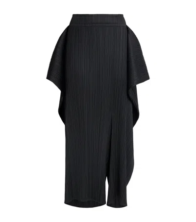 Issey Miyake Pleats Please  Module Trousers In Black