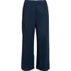 Issey Miyake Merry Bicolor Trousers In Grayish Navy