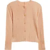 Issey Miyake Pleats Please  Monthly Colors August Pleated Cardigan In Neutral