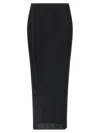 Issey Miyake Midi Skirt Featuring Pleated Design In Black