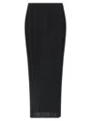 Issey Miyake Midi Skirt Featuring Pleated Design In Black