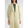 Issey Miyake Pleats Please  Monthly Colors December Pleated Coat In White