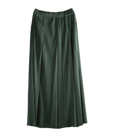 Issey Miyake Pleats Please  Monthly Colors: December Skirt In Green