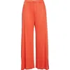 Issey Miyake Elastic Waist Casual Pants In Red