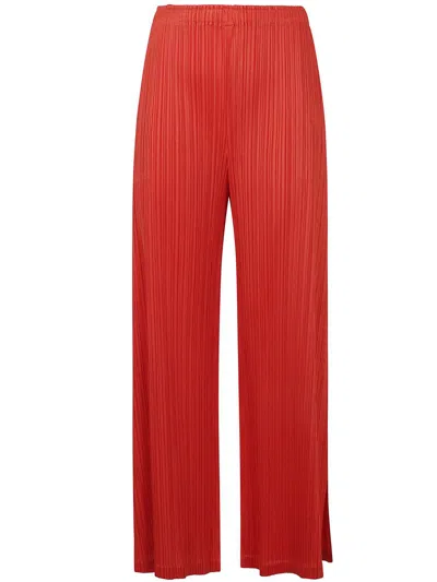 ISSEY MIYAKE PLEATS PLEASE ISSEY MIYAKE MONTHLY COLORS: FEBRUARY TROUSERS CLOTHING