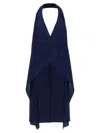 Issey Miyake Navy Monthly Colors November Maxi Dress In Blue