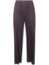 Issey Miyake Pleats Please  "monthly Colors: July" Pants Clothing In Purple