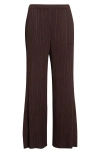 Issey Miyake Pleats Please  Monthly Colors July Pleated Pants In Brown