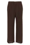 Issey Miyake March Trousers With Elastic Waistband And Wide Leg