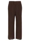 Issey Miyake March Trousers With Elastic Waistband And Wide Leg