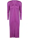 Issey Miyake Pleats Please  "monthly Colors: September" Coat Clothing In Purple