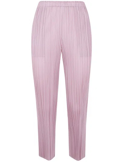 Issey Miyake Pleats Please  "monthly Colors: September" Pants Clothing In Pink