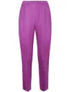Issey Miyake Pleats Please  "monthly Colors: September" Pants Clothing In Purple