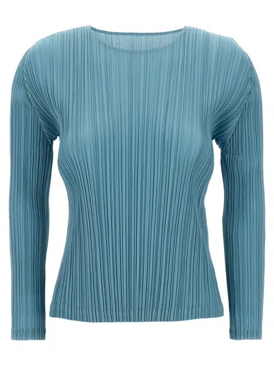 Issey Miyake Monthly Colors January T-shirt In Blue