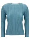 Issey Miyake Blue Monthly Colors Sweater In Multicolor