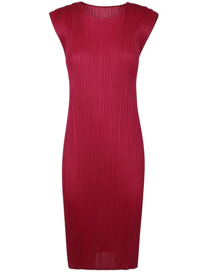 ISSEY MIYAKE PLEATS PLEASE ISSEY MIYAKE NEW COLORFUL BASICS 4 MIDI DRESS CLOTHING