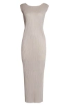 Issey Miyake Pleats Please  New Colorful Basics 4 Pleated Sleeveless Dress