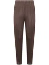 Issey Miyake Pleated Trousers In Brown