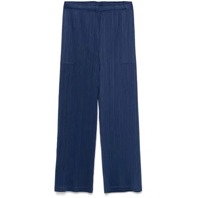Issey Miyake Pleats Please  Pants In Blue