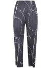 Issey Miyake Pleats Please  "pause" Pants Clothing In Black