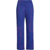 Issey Miyake Womens Blue Pause Straight-leg Knitted Trousers In Blue