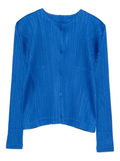 ISSEY MIYAKE PLEATS PLEASE ISSEY MIYAKE PLEATED CARDIGAN
