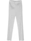 ISSEY MIYAKE PLEATS PLEASE ISSEY MIYAKE PLEATED CROPPED TROUSERS