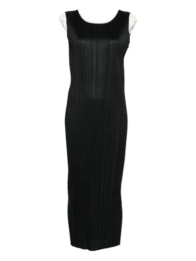 ISSEY MIYAKE PLEATS PLEASE ISSEY MIYAKE PLEATED LONG DRESS