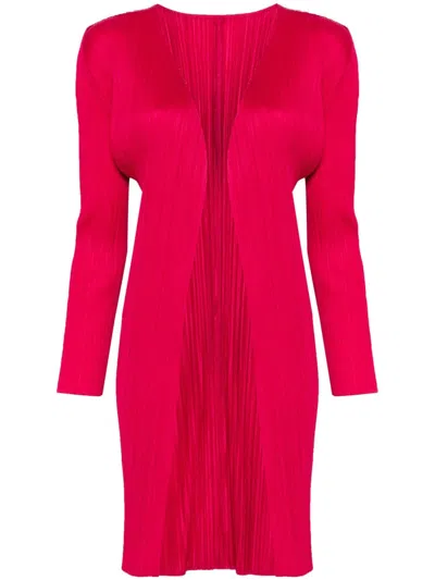 ISSEY MIYAKE PLEATS PLEASE ISSEY MIYAKE PLEATED MIDI CARDIGAN