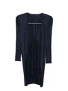 Issey Miyake Pleated Open-front Cardigan