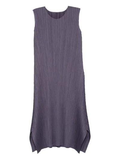 ISSEY MIYAKE PLEATS PLEASE ISSEY MIYAKE PLEATED MIDI DRESS
