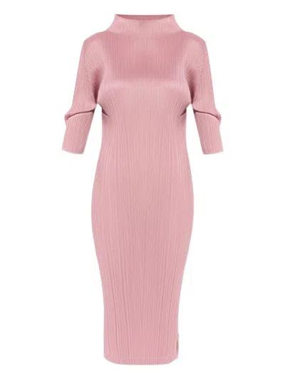 ISSEY MIYAKE PLEATS PLEASE ISSEY MIYAKE PLEATED MIDI DRESS