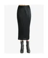 Issey Miyake Midi Skirt Featuring Pleated Design In Black