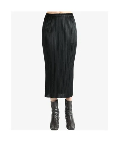 ISSEY MIYAKE PLEATS PLEASE ISSEY MIYAKE PLEATED MIDI SKIRT