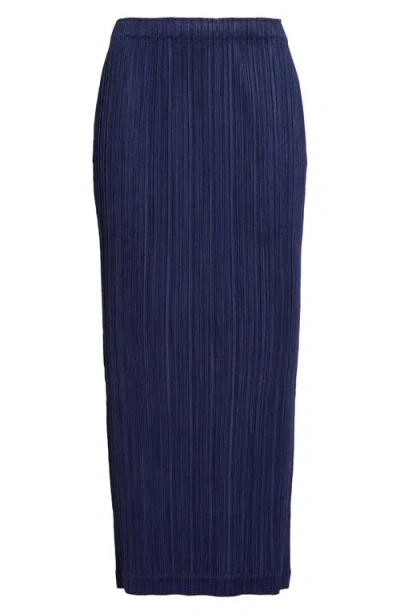 ISSEY MIYAKE PLEATS PLEASE ISSEY MIYAKE PLEATED MIDI SKIRT
