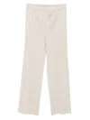 Issey Miyake Pleats Please  Pleated Slim Trousers In Neutral
