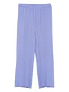 Issey Miyake Pleats Please  Pleated Trousers In Blue