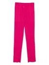 Issey Miyake Pleats Please  Pleated Trousers In Pink