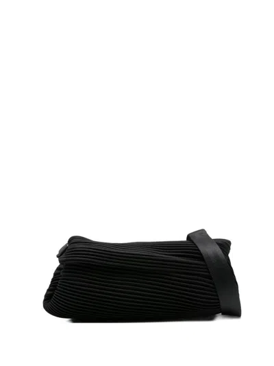 Issey Miyake Pleats Please  Pleated Waistbag In Black