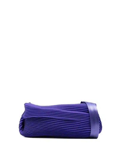 Issey Miyake Pleats Please  Pleated Waistbag In Purple