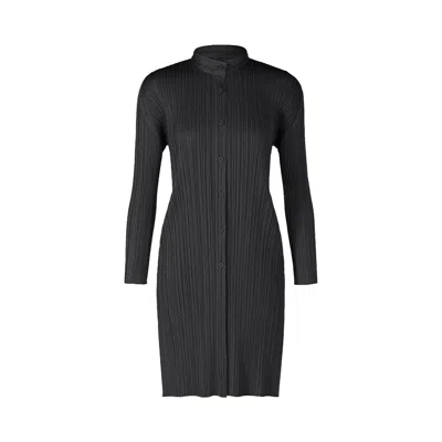 Pre-owned Issey Miyake Pleats Please  Pleats Shirt 'black' | Women's Size 3