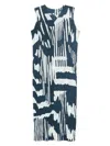 Issey Miyake Pleated Refraction Midi Dress