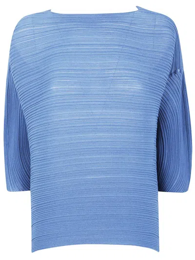 ISSEY MIYAKE PLEATS PLEASE ISSEY MIYAKE "SHEER BOUNCE KNIT" SHIRT CLOTHING