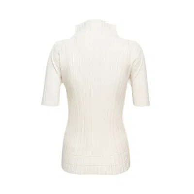 Pre-owned Issey Miyake Pleats Please  Soft Pleats Shirt 'off White' | Women's Size Onesize