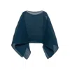 Issey Miyake Pleats Please  Stoles In Blue