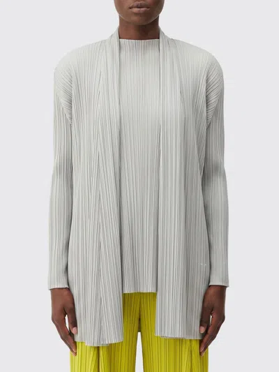 Issey Miyake Pleats Please  Sweater Woman In Gray